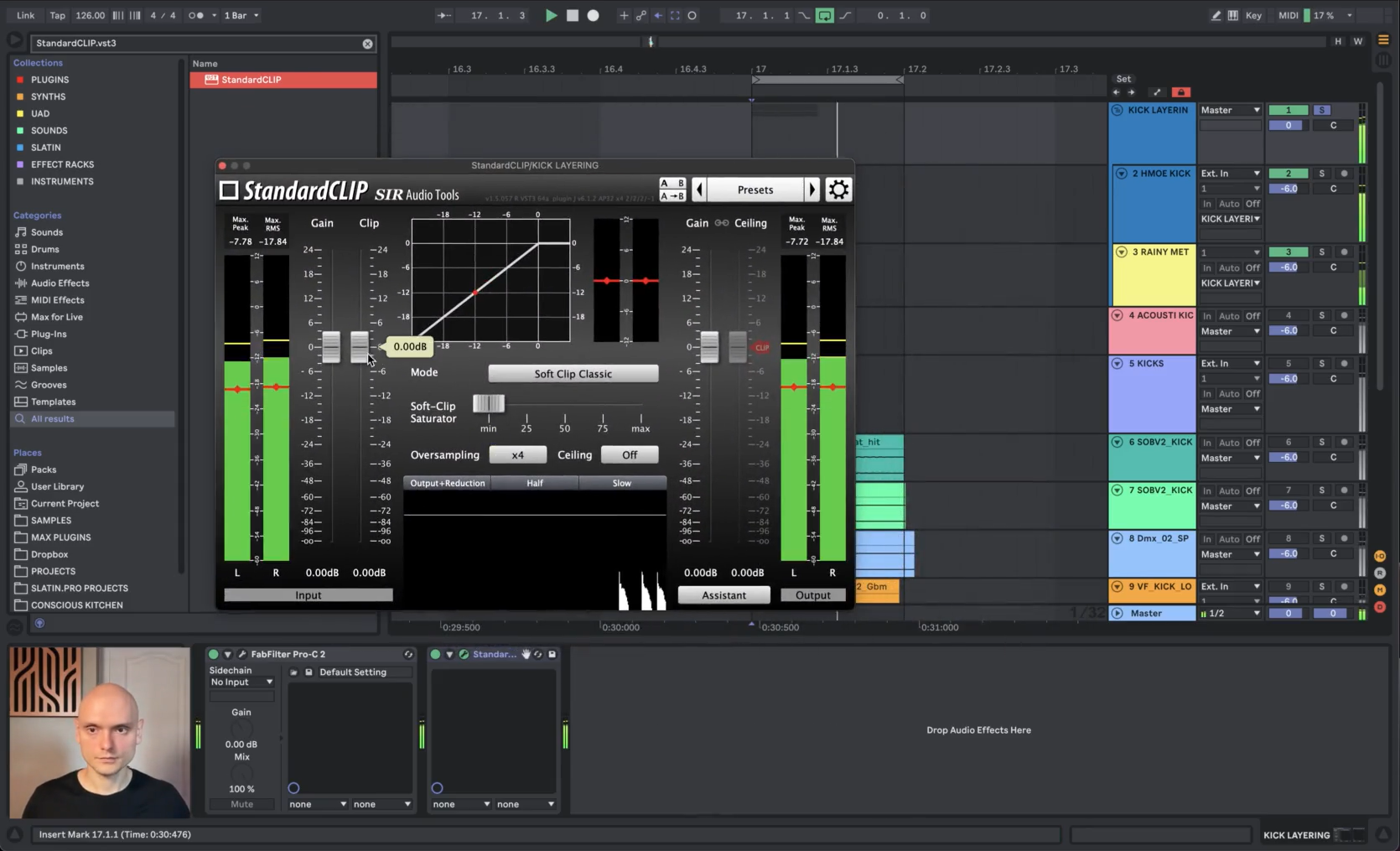StandardCLIP plugin interface for loudness
